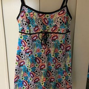 Swim Solutions Plus Size Printed Swimsuit